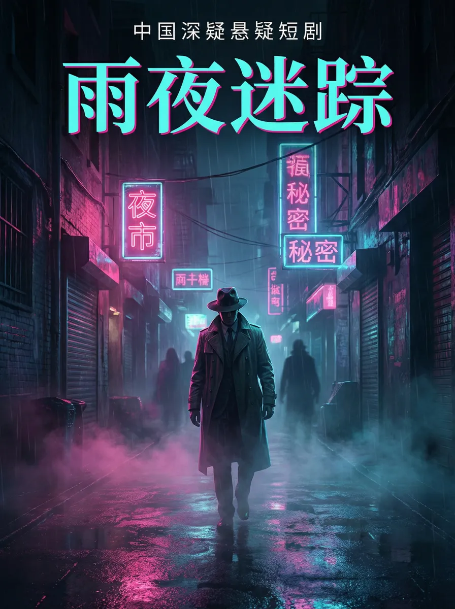 JizzJizz无码 悬疑追踪短剧 - 雨夜迷踪海报